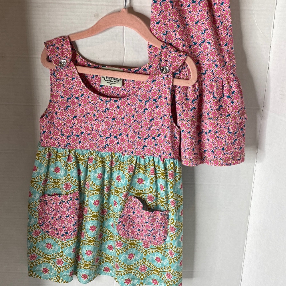 Flit & Flitter boutique girls ruffle outfit